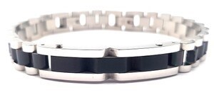 ​​​​​Welch Steel Black White Bracelet