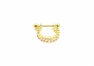 ​​​​​​​​Welch Steel Stone Nose Stud Piercing