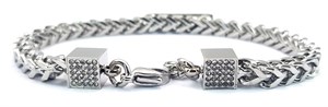 Welch Steel Stone Chain Bracelet