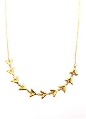 Welch Steel Triangle Womens Necklace