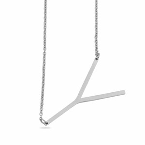 ​Welch Steel Y Necklace