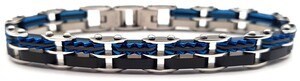 ​​​​​Welch Double Sided Mens Steel Bracelet