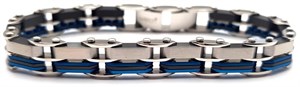 ​​​​​Welch Double Sided Mens Steel Bracelet