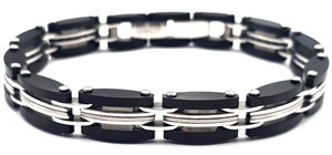 ​​​​​Welch Double Sided Mens Steel Bracelet