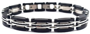 ​​​​​Welch Double Sided Mens Steel Bracelet