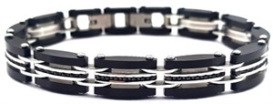 ​​​​​Welch Double Sided Mens Steel Bracelet