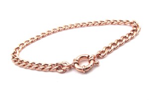​Welch Sailor Lock Gourmet Silver Anklet