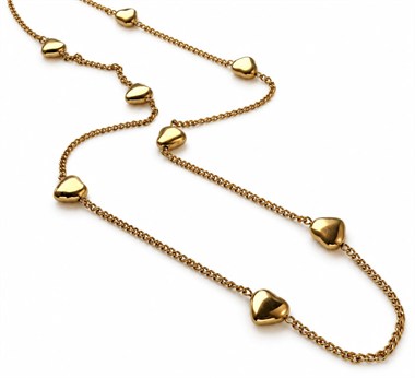 ​​Welch Gold Çelik Kalp Kolye