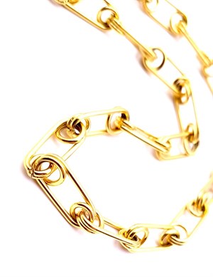 ​​Welch Gold Steel Necklace