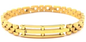 ​​Welch Gold Çelik Taşlı Bileklik