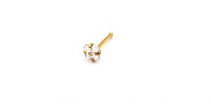 Welch Gold Steel Nose Stud Piercing