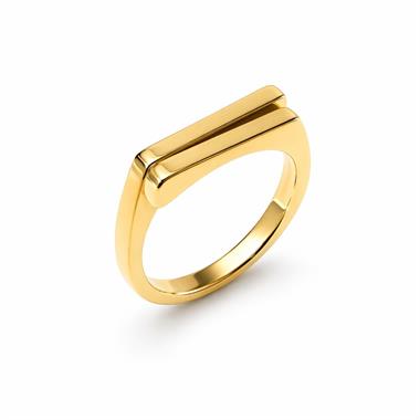 Welch Gold Çelik Yüzük – Tasarım Yüzük  