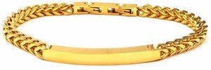 Welch Gold Steel Chain Bracelet