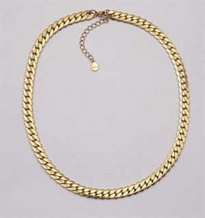 ​Welch Altın Kaplama Çelik Cuban Kolye