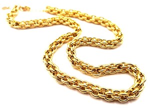 ​​​Welch Gold Steel Chain Necklace