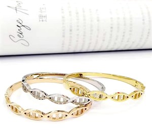 ​​Welch Gold Taşlı Çelik Bileklik