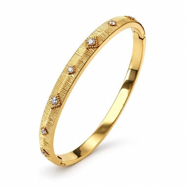 ​Welch Gold Taşlı Çelik Bileklik