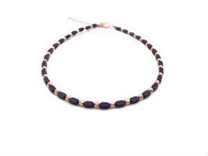 Welch Hematite Silver Anklet