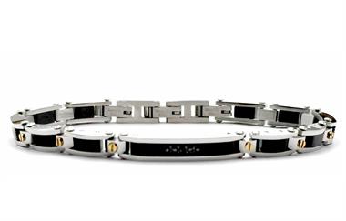 ​​Welch Milano Çelik Taşlı Erkek Bileklik