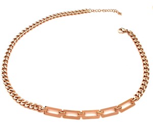 ​​Welch Rose Steel Chain Necklace