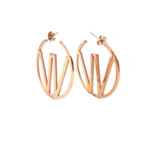 ​Welch Rose Kadın Çelik W Küpe