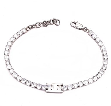 ​​Welch Taşlı Çelik Bileklik