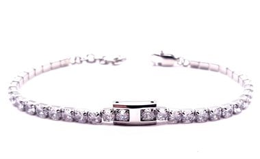 ​​Welch Taşlı Çelik Bileklik