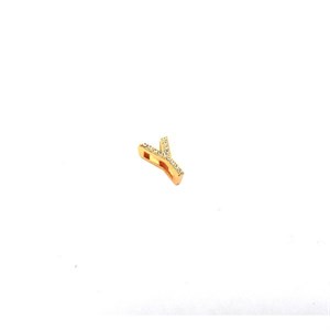 Welch Letter Y Steel Charm Beads