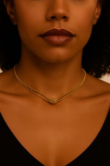 Welch Gold Çelik Top Kolye