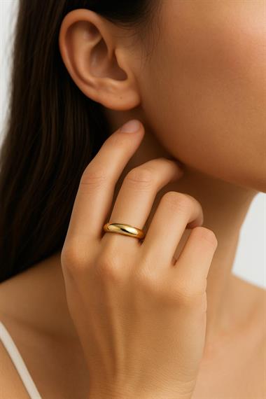 Welch Gold Çelik Tasarım Yüzük