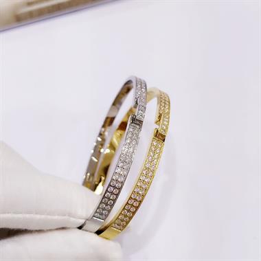 Welch Gold Taşlı Çelik Bileklik