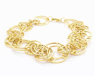 ​Welch Gold Halka Halka Kadın Çelik Bileklik