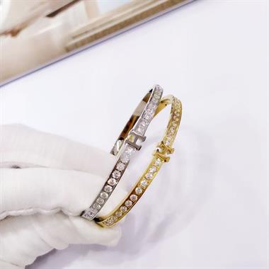 Welch Gold Taşlı Çelik Bileklik