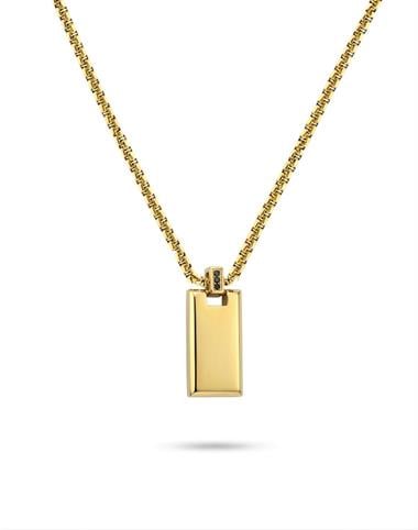 Welch Çelik Erkek Taşlı Kolye Erkek Çelik Kolye ve Erkek Kolye Modelleri - WELCH 