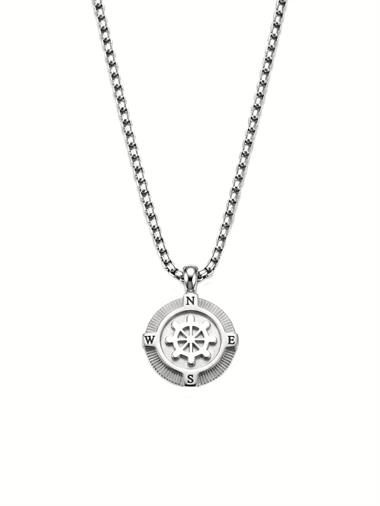 Welch Çelik Pusula Kolye