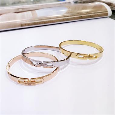 Welch Gold Taşlı Çelik Bileklik