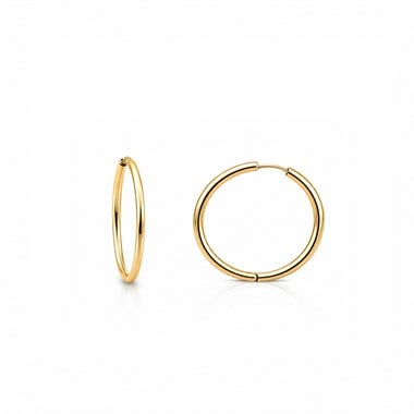​​​​​​​​​​​​​​Welch Gold Kaplama Çelik Büyük Halka Küpe  Kadın Çelik Küpe Modelleri ve Çelik Küpe Fiyatları - WELCH 
