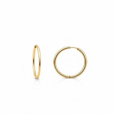 ​​​​​​​​​​​​​​Welch Gold Kaplama Çelik Büyük Halka Küpe  Kadın Çelik Küpe Modelleri ve Çelik Küpe Fiyatları - WELCH 