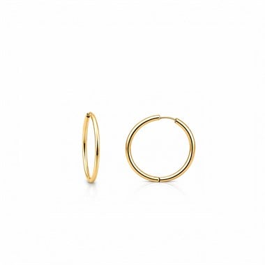 ​​​​​​​​​​​​​​Welch Gold Kaplama Çelik Büyük Halka Küpe  Kadın Çelik Küpe Modelleri ve Çelik Küpe Fiyatları - WELCH 