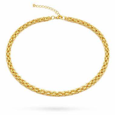 ​​​Welch Gold Steel Chain Necklace
