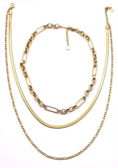 ​Welch Gold Steel Choker Necklace
