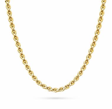 Welch Gold Steel Chain Necklace