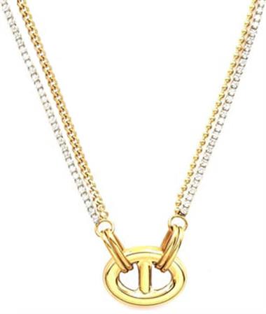 ​​​Welch Gold Çelik Su Yolu Choker Kolye Kadın Kolye ve Kadın Çelik Kolye Modelleri - WELCH 