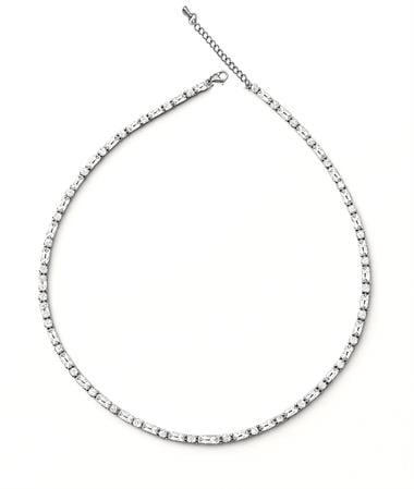 Welch Çelik Baget Taşlı Su Yolu Kolye