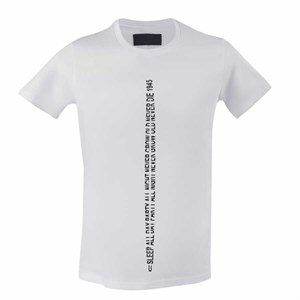 U-1945 Sleep All Day All Night Have Fun at Parties Never Get Old T-Shirt