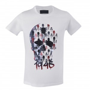 U-1945 Mc Element Stone Skull T-Shirt