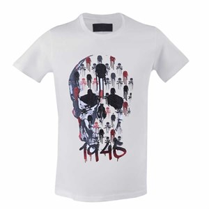 U-1945 Mc Element Stone Skull T-Shirt