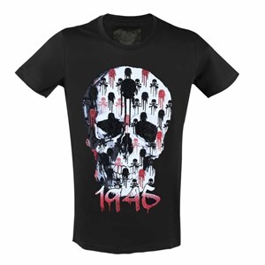 U-1945 Mc Element Stone Skull T-Shirt