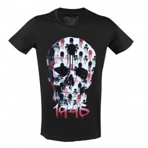 U-1945 Mc Element Stone Skull T-Shirt