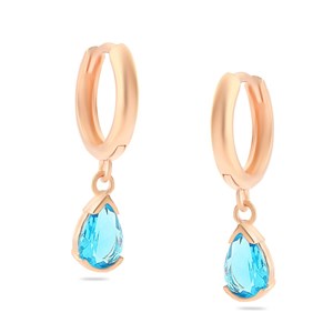 Welch 925 Sterling Silver Drop Stone Dangle Earrings